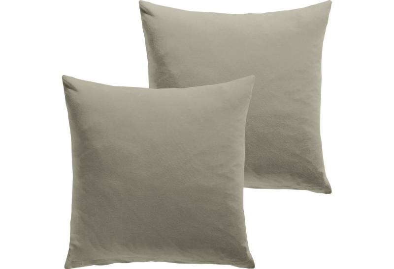 REDBEST Kissenbezug Kuschelkissenbezug "San Francisco" 2er-Pack, Single-Jersey Uni von REDBEST