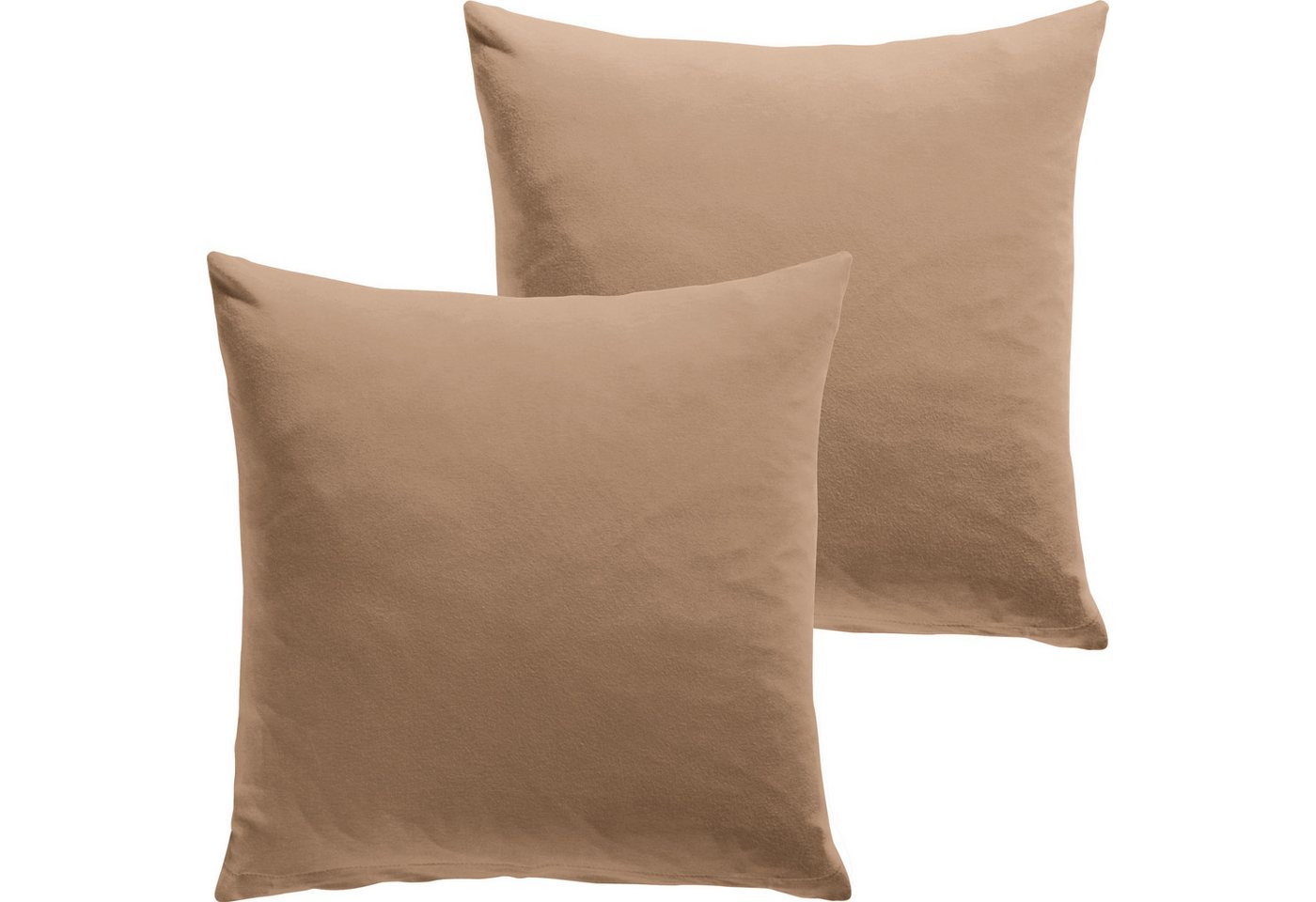 REDBEST Kissenbezug Kuschelkissenbezug "San Francisco" 2er-Pack, Single-Jersey Uni von REDBEST