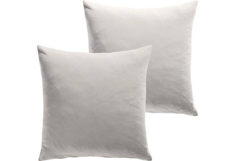 REDBEST Kissenbezug Kuschelkissenbezug "San Francisco" 2er-Pack, Single-Jersey Uni von REDBEST