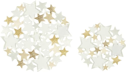 REDBEST Aufleger 2er-Set Creme Größe 20 cm Ø + 30 cm Ø von REDBEST