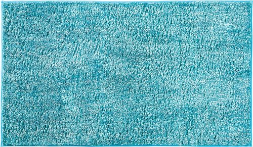 REDBEST Badematte Frisco Petrol-türkis Größe 80x140 cm von REDBEST