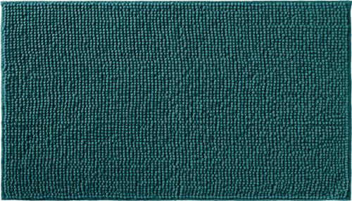REDBEST Badematte Monrovia Petrol Größe 60x100 cm von REDBEST