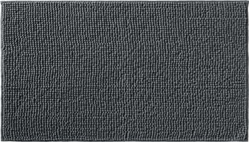 REDBEST Badematte Monrovia dunkelgrau Größe 60x90 cm von REDBEST