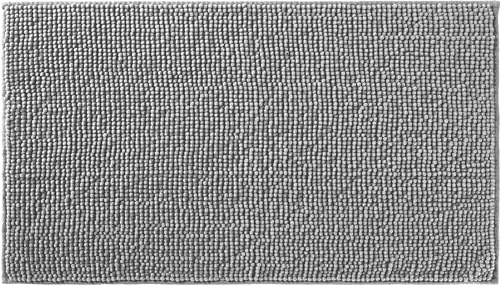 REDBEST Badematte Monrovia hellgrau Größe 60x90 cm von REDBEST