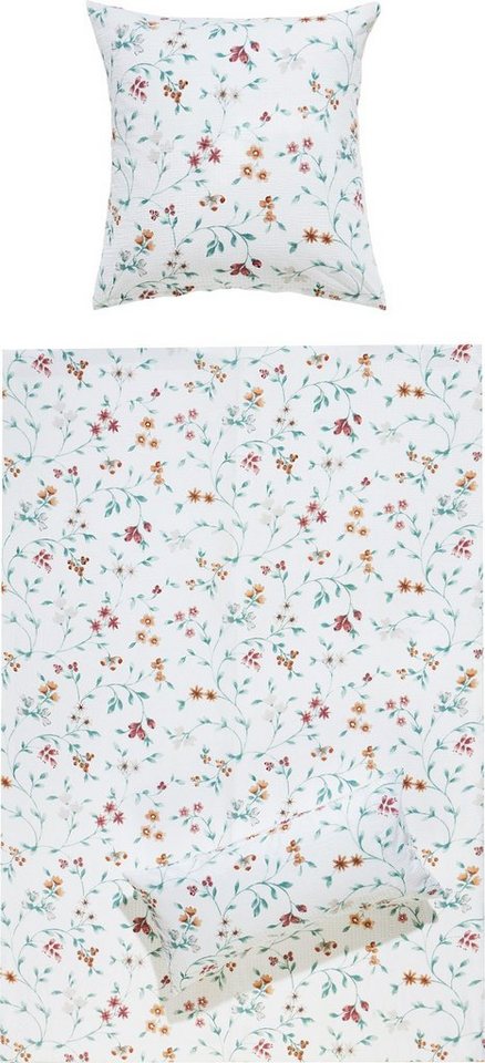 REDBEST Bettwäsche Bettwäsche, Seersucker, Blumen REDBEST Bettwäsche Bettwäsche, Seersucker, Blumen von REDBEST