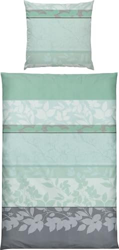 REDBEST Bettwäsche Microfaser-Satin Mint-grau Größe 1x 135x200 cm + 1x 80x80 cm REDBEST Bettwäsche Microfaser-Satin Mint-grau Größe 1x 135x200 cm + 1x 80x80 cm von REDBEST