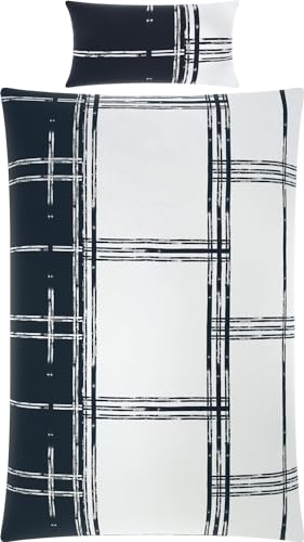 REDBEST Bettwäsche Satin schwarz-weiß Größe 1x 135x200 cm + 1x 40x80 cm REDBEST Bettwäsche Satin schwarz-weiß Größe 1x 135x200 cm + 1x 40x80 cm von REDBEST