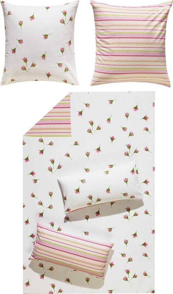 REDBEST Bettwäsche Wendebettwäsche, Biber, Flanell Blumen REDBEST Bettwäsche Wendebettwäsche, Biber, Flanell Blumen von REDBEST