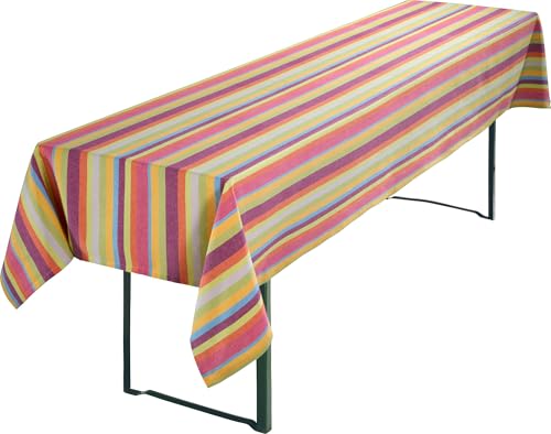 REDBEST Biertisch-Tischdecke Baumwolle bunt Größe 90x260 cm von REDBEST
