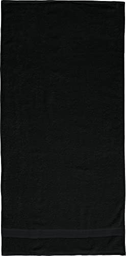 REDBEST Duschtuch Chicago schwarz Größe 70x140 cm - saugstark, strapazierfähig, ideal für Reisen, Sport (weitere Farben) von REDBEST