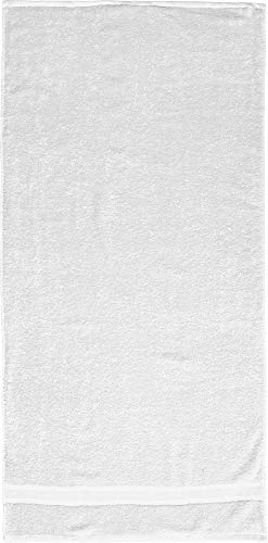 REDBEST Duschtuch Chicago weiß Größe 70x140 cm - saugstark, strapazierfähig, ideal für Reisen, Sport (weitere Farben) von REDBEST