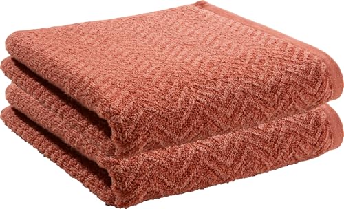 REDBEST Duschtuch Palmdale 2er-Pack Walk-Frottier Terra Größe 70x140 cm REDBEST Duschtuch Palmdale 2er-Pack Walk-Frottier Terra Größe 70x140 cm von REDBEST