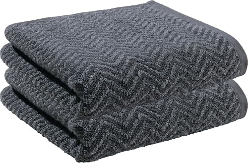 REDBEST Duschtuch Palmdale 2er-Pack Walk-Frottier anthrazit Größe 70x140 cm REDBEST Duschtuch Palmdale 2er-Pack Walk-Frottier anthrazit Größe 70x140 cm von REDBEST