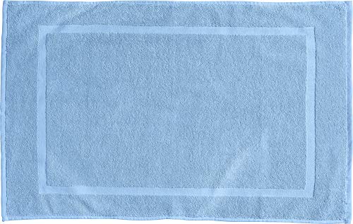 REDBEST Duschvorlage, Badteppich Chicago - extra dick, weich, saustark und strapazierfähig - hellblau Größe 50x80 cm (weitere Farben) von REDBEST