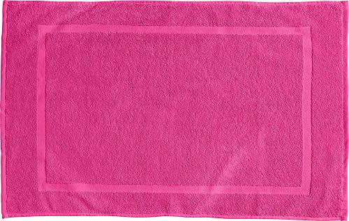 REDBEST Duschvorlage, Badteppich Chicago - extra dick, weich, saustark und strapazierfähig - pink Größe 50x80 cm (weitere Farben) von REDBEST