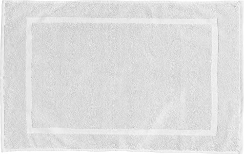 REDBEST Duschvorlage, Badteppich Chicago weiß Größe 50x80 cm - extra dick, weich, saustark und strapazierfähig (weitere Farben) von REDBEST
