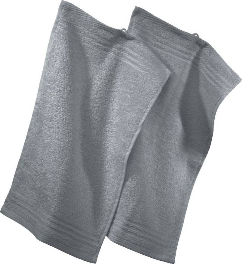 REDBEST Gästehandtuch Gästetuch 2er-Pack, Frottier, Walk-Frottier Uni von REDBEST
