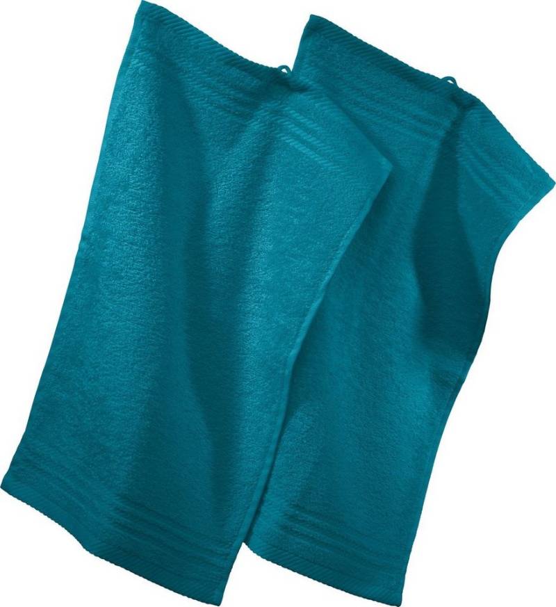 REDBEST Gästehandtuch Gästetuch 2er-Pack, Frottier, Walk-Frottier Uni von REDBEST