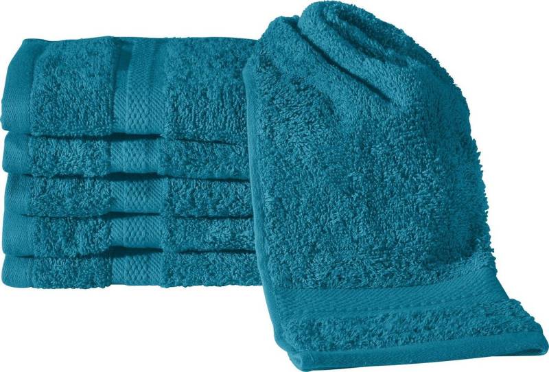 REDBEST Gästehandtuch Gästetuch "Chicago" 6er-Pack, Frottier, Walk-Frottier Uni von REDBEST