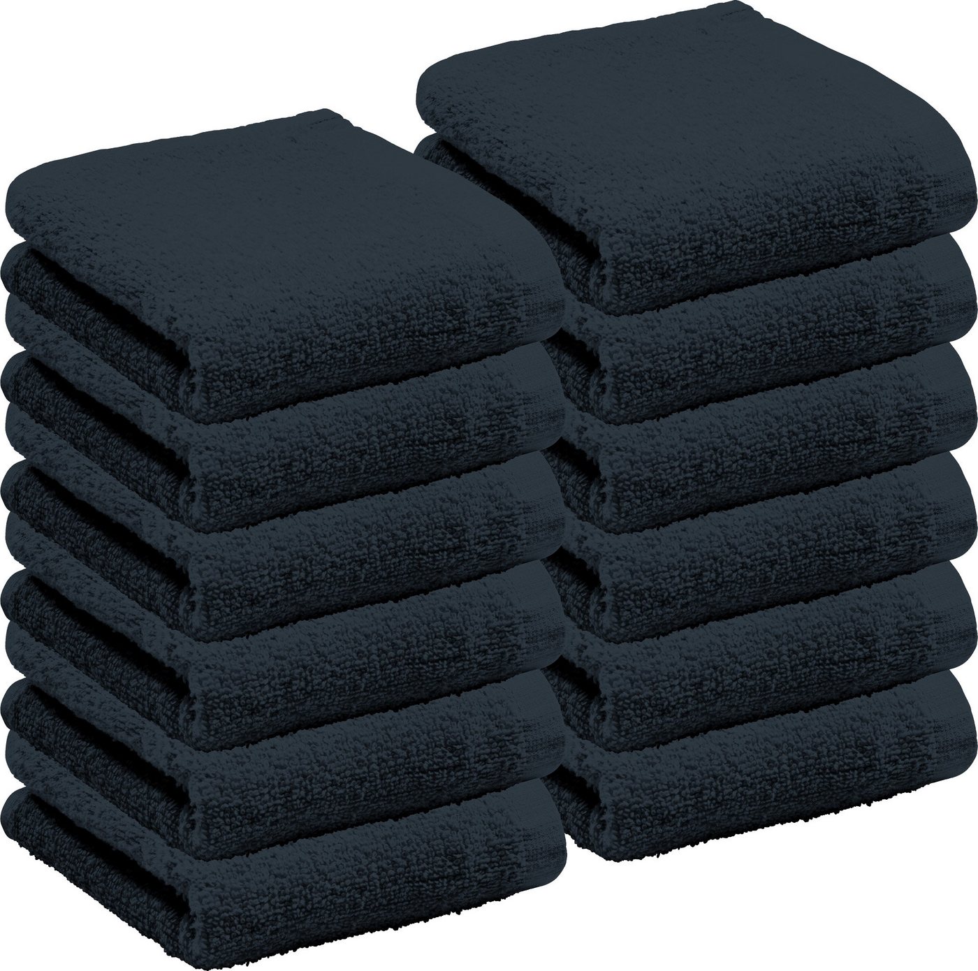REDBEST Gästehandtuch Gästetuch "Oceanside" 12er-Pack, Frottier, Walk-Frottier Uni von REDBEST