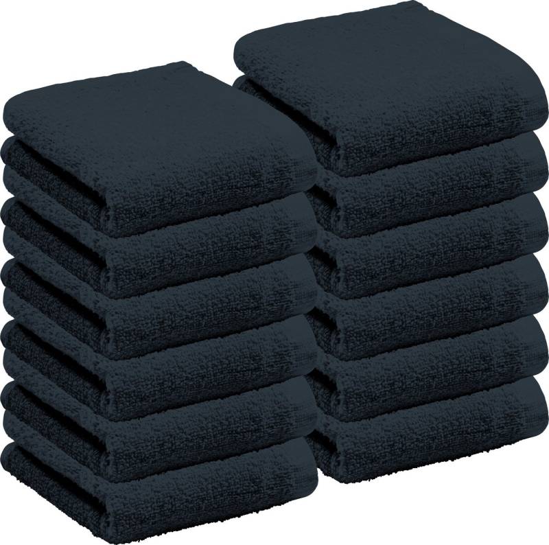 REDBEST Gästehandtuch Gästetuch "Oceanside" 12er-Pack, Leichtfrottier, Leichtfrottier Uni von REDBEST