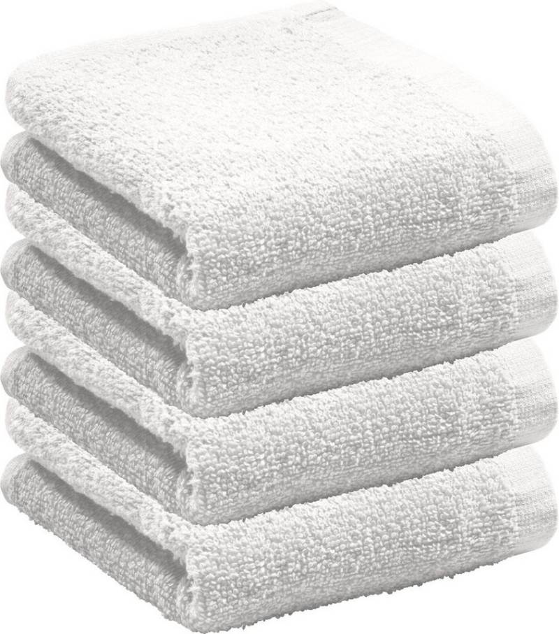REDBEST Gästehandtuch Gästetuch "Oceanside" 4er-Pack, Leichtfrottier, Leichtfrottier Uni von REDBEST