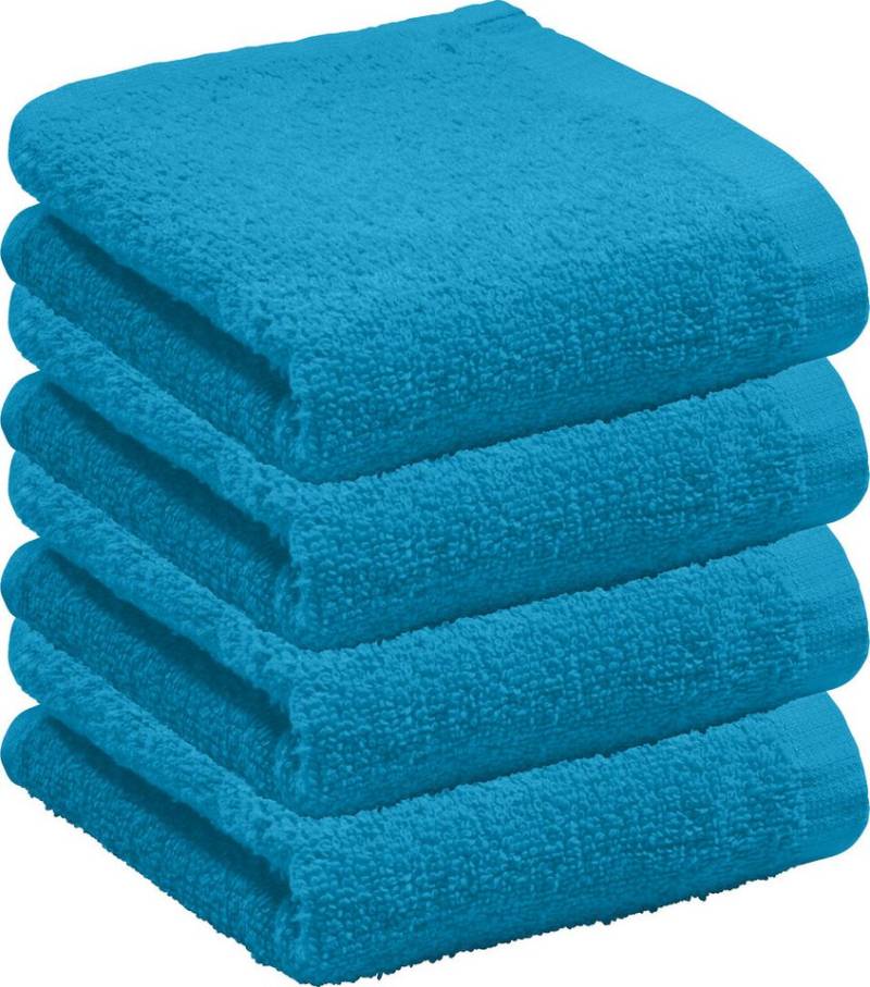 REDBEST Gästehandtuch Gästetuch "Oceanside" 4er-Pack, Leichtfrottier, Leichtfrottier Uni von REDBEST