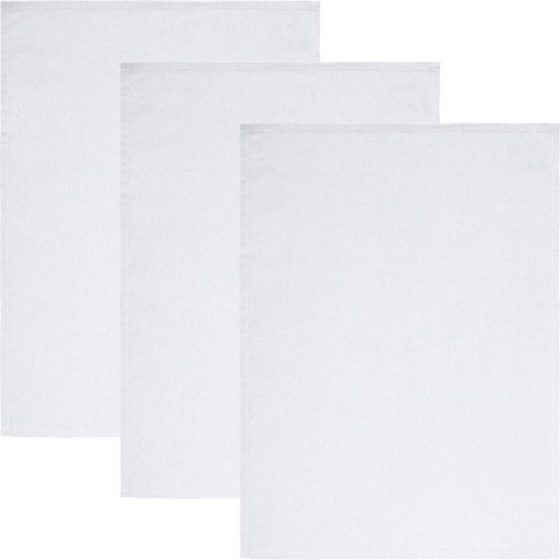 REDBEST Geschirrtuch Geschirrtuch "Tulsa" 3er-Pack, Baumwolle Uni von REDBEST