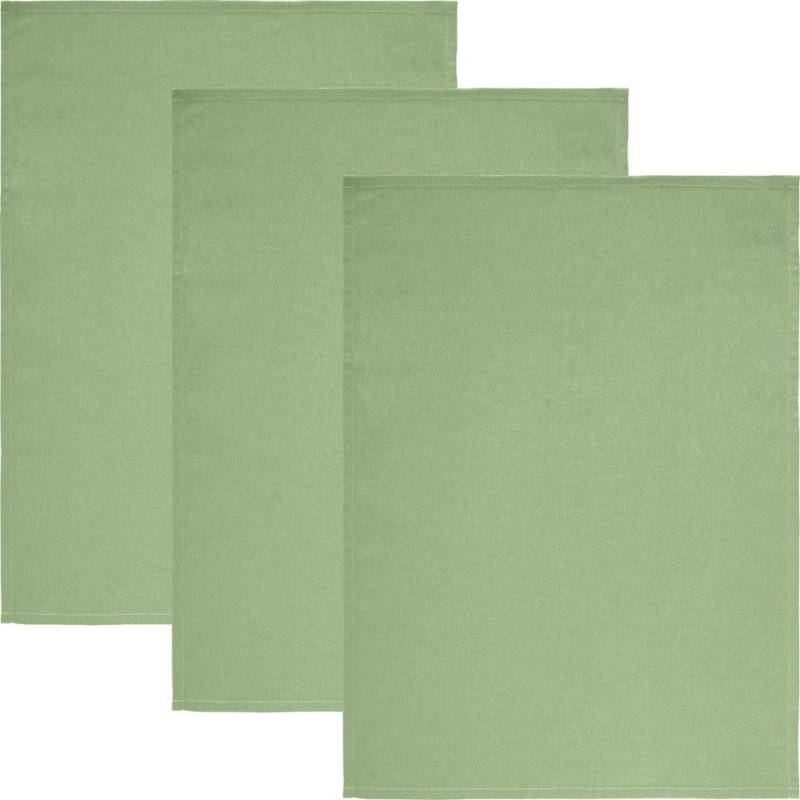 REDBEST Geschirrtuch Geschirrtuch "Tulsa" 3er-Pack, Baumwolle Uni von REDBEST