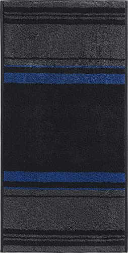 REDBEST Handtuch Streifen, Grafik - leichte, weiche Qualität, saugstark, sehr strapazierfähig - blau Größe 50x100 cm von REDBEST
