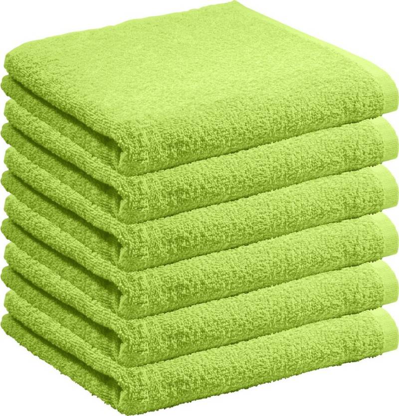 REDBEST Handtuch Handtuch "Oceanside" 6er-Pack, Frottier, Walk-Frottier Uni von REDBEST