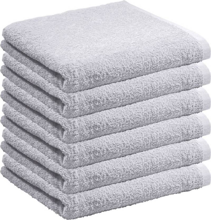 REDBEST Handtuch Handtuch "Oceanside" 6er-Pack, Frottier, Leichtfrottier Uni von REDBEST