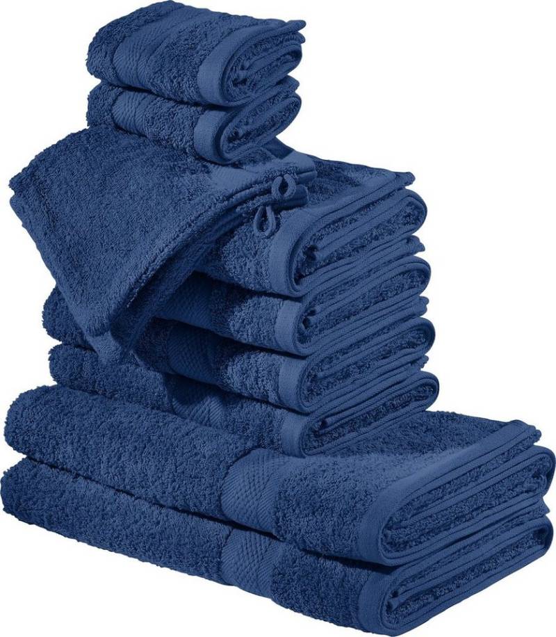 REDBEST Handtücher Frottier-Set "Chicago" 10-teilig, Frottier, Walk-Frottier Uni von REDBEST