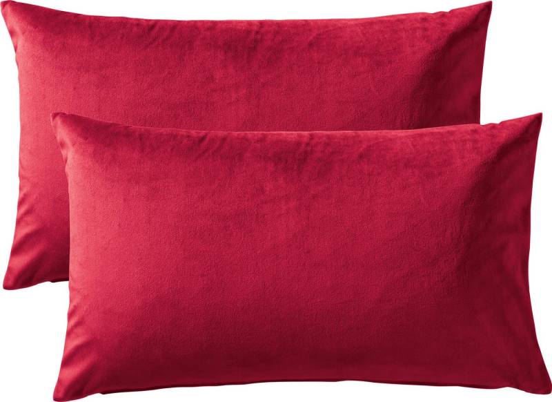 REDBEST Kissenbezug Kissenhülle "Kingsville" im 2er-Pack, Nicky-Velours Uni REDBEST Kissenbezug Kissenhülle "Kingsville" im 2er-Pack, Nicky-Velours Uni von REDBEST