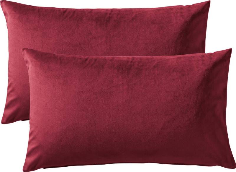REDBEST Kissenbezug Kissenhülle "Kingsville" im 2er-Pack, Nicky-Velours Uni REDBEST Kissenbezug Kissenhülle "Kingsville" im 2er-Pack, Nicky-Velours Uni von REDBEST