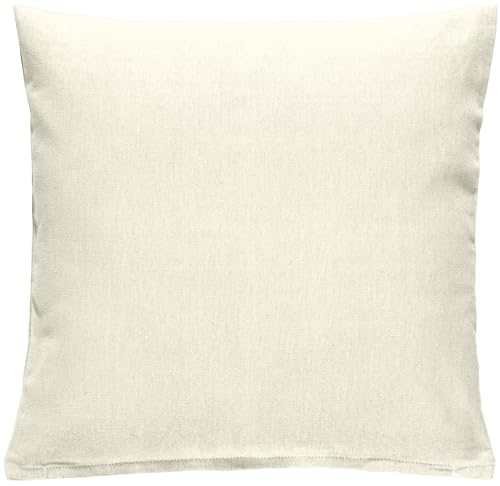 REDBEST Kissenhülle Tulsa Baumwolle Creme Größe 40x40 cm von REDBEST