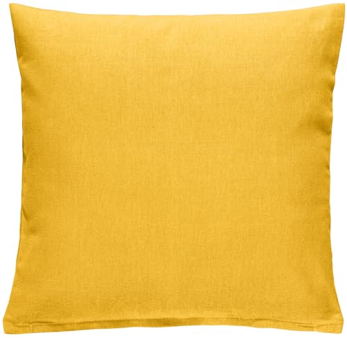 REDBEST Kissenhülle Tulsa Baumwolle Curry Größe 40x40 cm REDBEST Kissenhülle Tulsa Baumwolle Curry Größe 40x40 cm von REDBEST