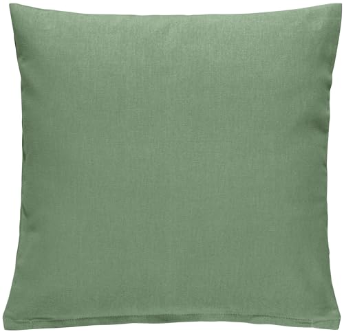 REDBEST Kissenhülle Tulsa Baumwolle Salbei Größe 50x50 cm von REDBEST