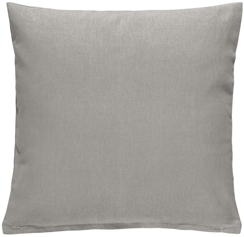 REDBEST Kissenhülle Tulsa Baumwolle Stein Größe 50x50 cm von REDBEST