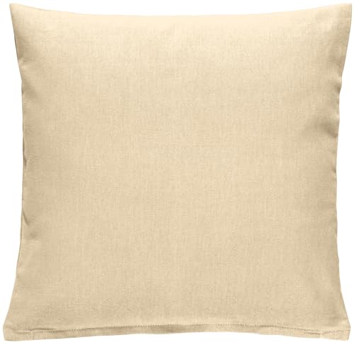 REDBEST Kissenhülle Tulsa Baumwolle beige Größe 40x40 cm von REDBEST
