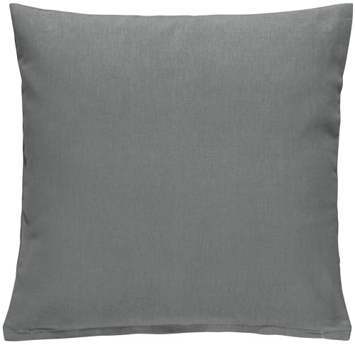 REDBEST Kissenhülle Tulsa Baumwolle grau Größe 40x40 cm von REDBEST
