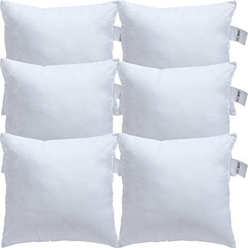 REDBEST Kuschel-Kissen, Kissenfüllung Atlanta 6er- Pack weiß Größe 50x50 cm - optimaler Feuchtigkeitsabtransport, Liegekomfort, hygienisch waschbar - Mikrofaser-Bezug REDBEST Kuschel-Kissen, Kissenfüllung Atlanta 6er- Pack weiß Größe 50x50 cm - optimaler Feuchtigkeitsabtransport, Liegekomfort, hygienisch waschbar - Mikrofaser-Bezug von REDBEST