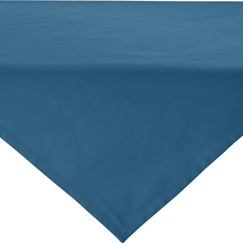REDBEST Mitteldecke Tulsa Baumwolle blau Größe 100x100 cm von REDBEST