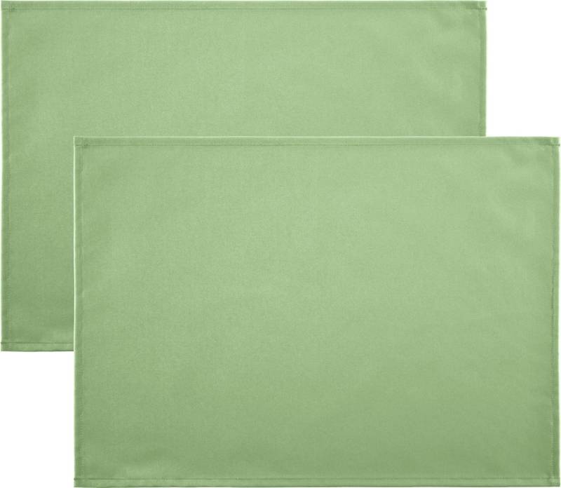 REDBEST Platzset Tischset "New Orleans" 2er-Pack, (2-St), abwaschbar Uni von REDBEST
