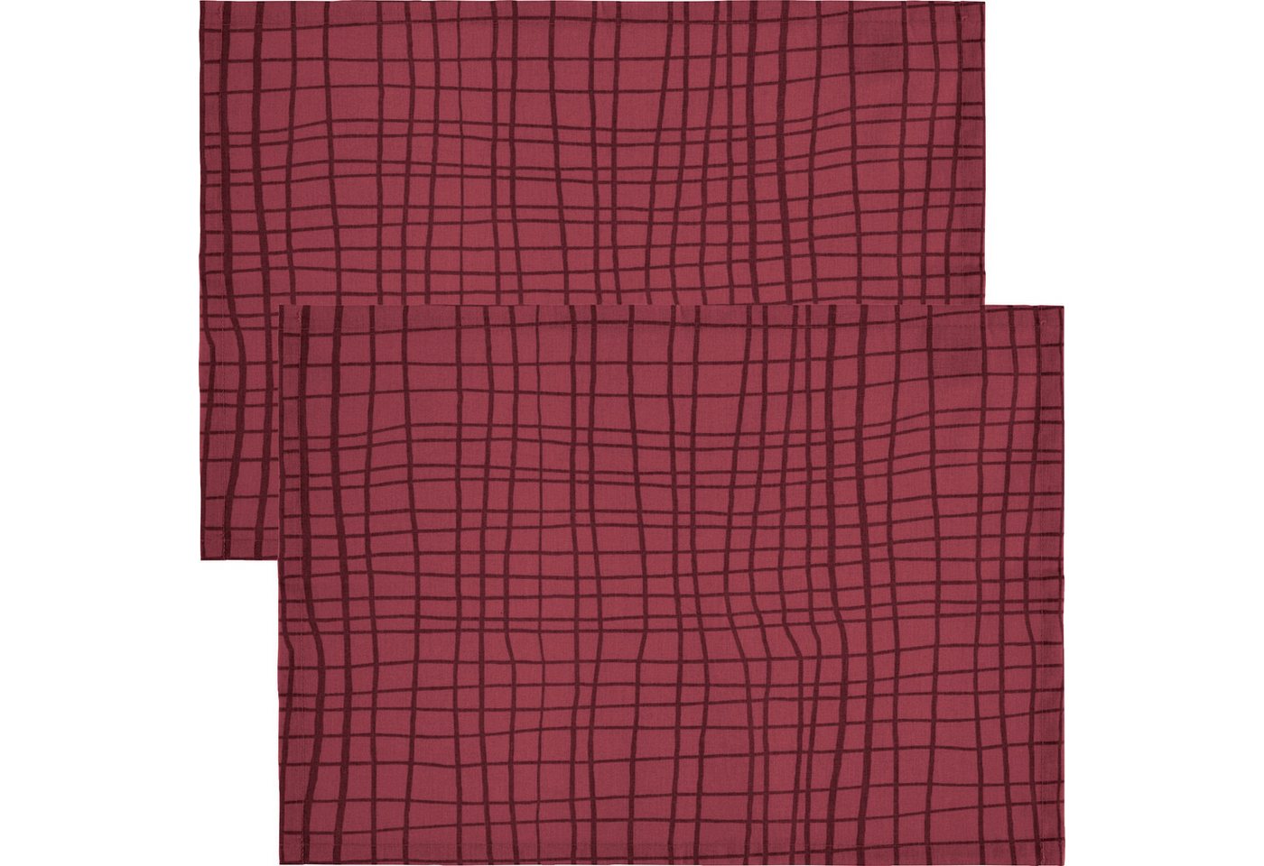 REDBEST Platzset Tischset "Pasadena" 2er-Pack, abwaschbar Uni von REDBEST