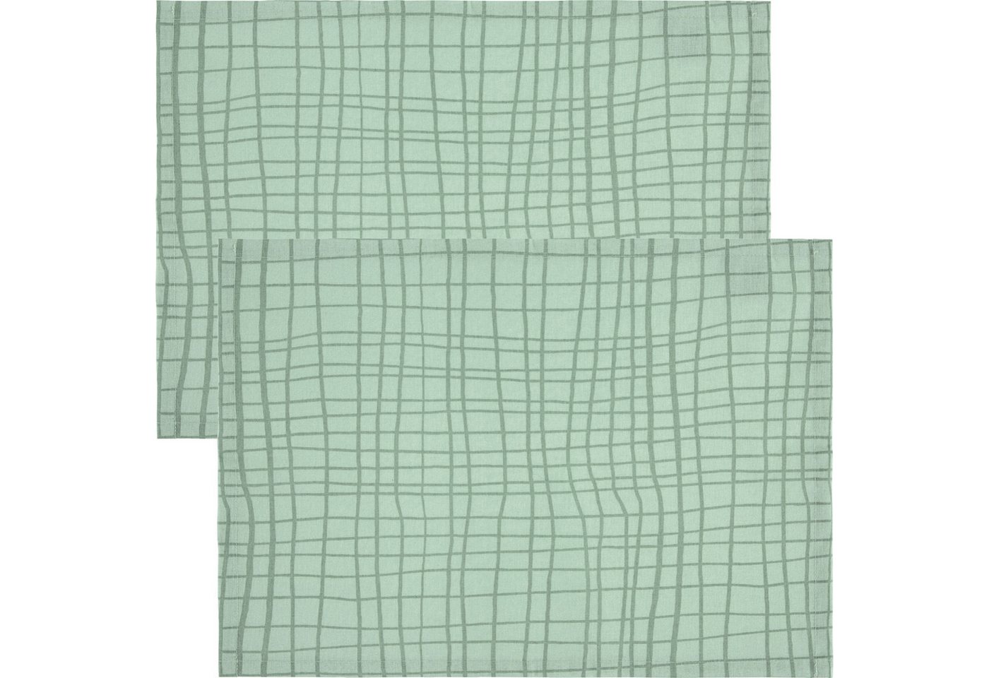REDBEST Platzset Tischset "Pasadena" 2er-Pack, abwaschbar Uni von REDBEST
