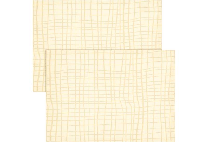 REDBEST Platzset Tischset "Pasadena" 2er-Pack, abwaschbar Uni von REDBEST