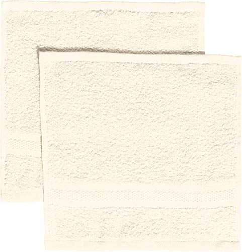 REDBEST Seiftuch 2er-Pack Chicago Creme Größe 30x30 cm - saugstark, strapazierfähig, ideal für Reisen, Sport (weitere Farben) von REDBEST