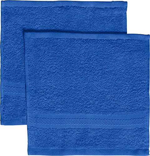 REDBEST Seiftuch 2er-Pack Chicago Royalblau Größe 30x30 cm - saugstark, strapazierfähig, ideal für Reisen, Sport (weitere Farben) von REDBEST