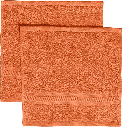 REDBEST Seiftuch 2er-Pack Chicago Terra Größe 30x30 cm - saugstark, strapazierfähig, ideal für Reisen, Sport (weitere Farben) von REDBEST